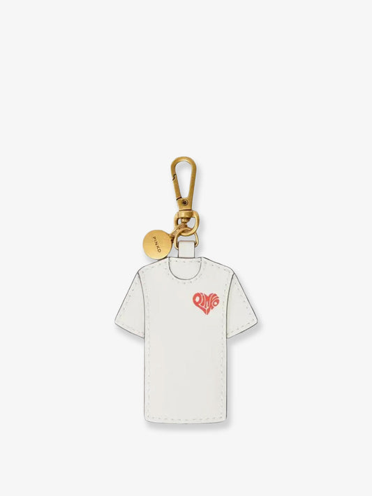 Pinko is Amore leather keychain