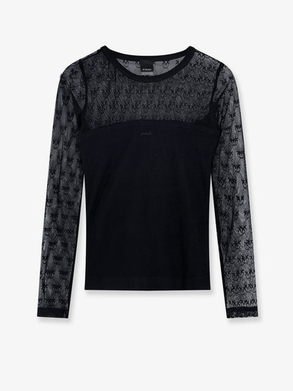 Love Birds lace jersey sweater thumbnail