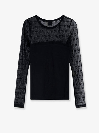 Love Birds lace jersey sweater thumbnail