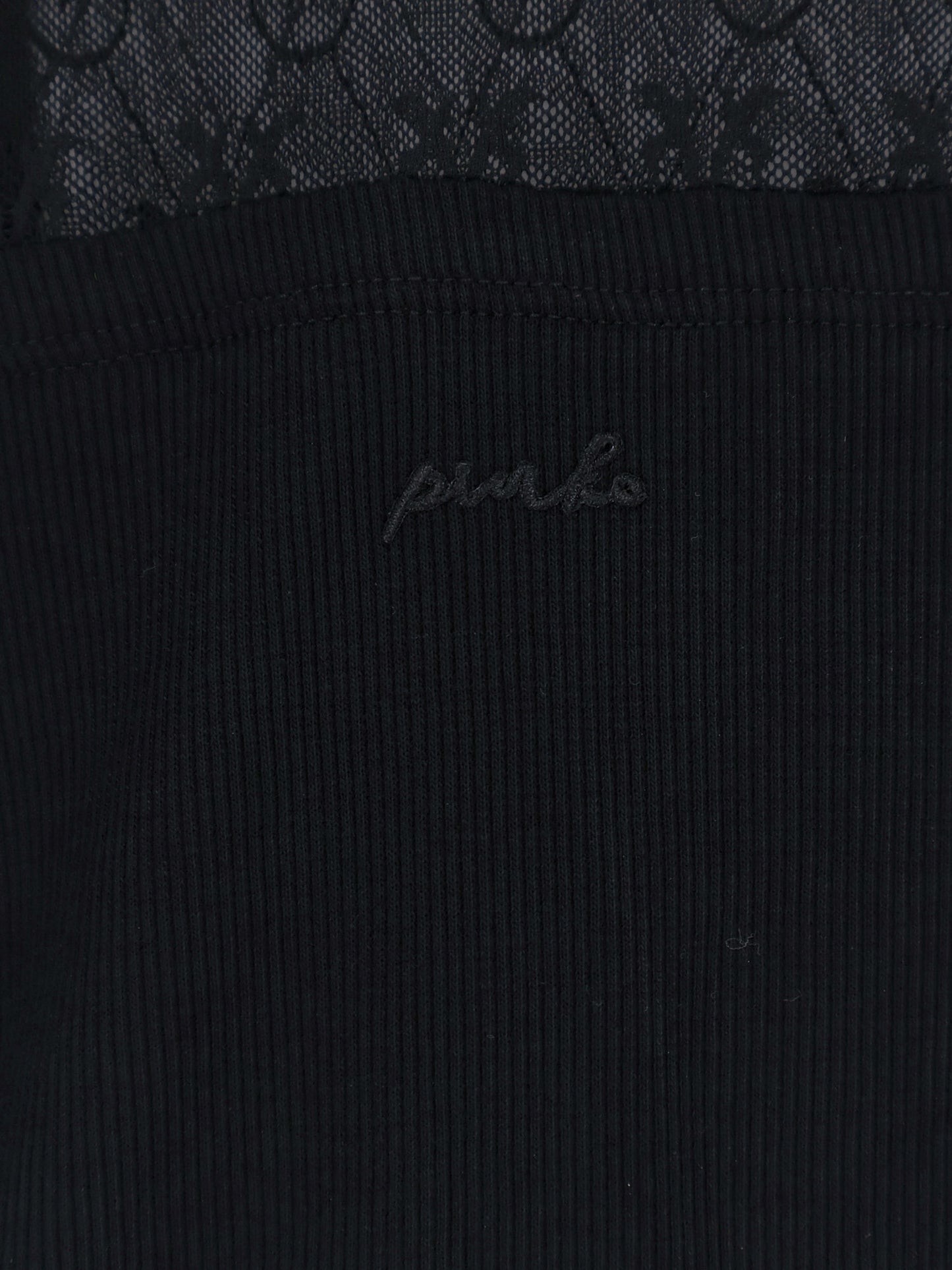 Love Birds lace jersey sweater