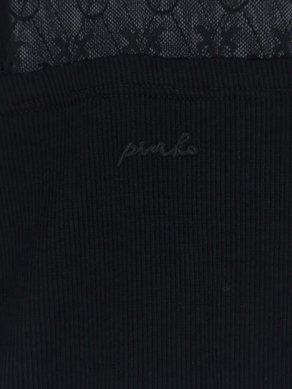 Love Birds lace jersey sweater thumbnail