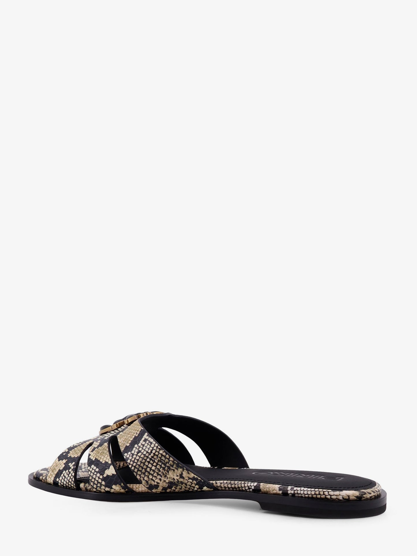 Milly low leather sandals