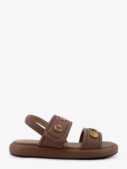 Fiona flat leather sandals thumbnail