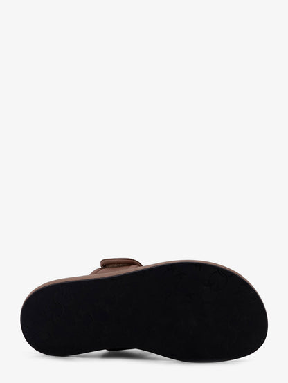 Fiona flat leather sandals thumbnail