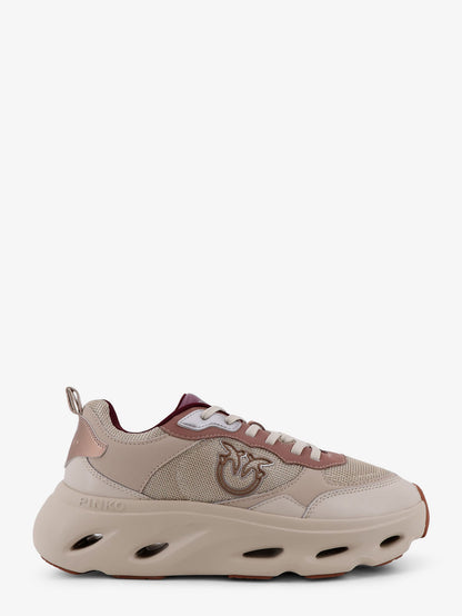 Nylon sneakers with leather inserts thumbnail