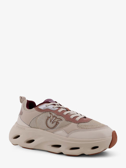 Nylon sneakers with leather inserts thumbnail
