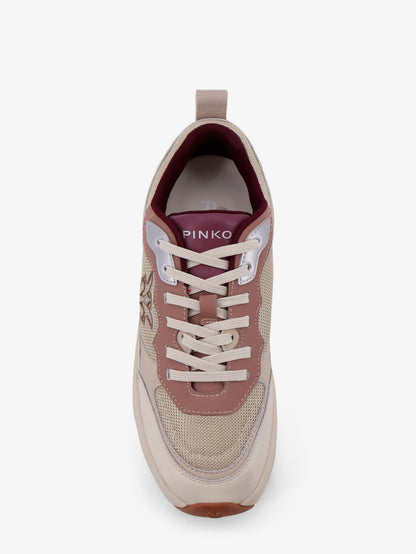 Nylon sneakers with leather inserts thumbnail