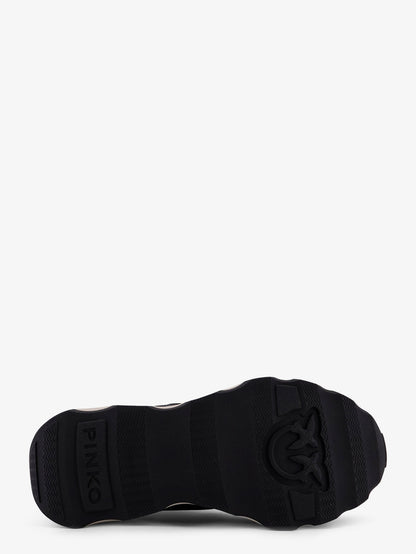 Zoe leather sneakers with mesh inserts thumbnail
