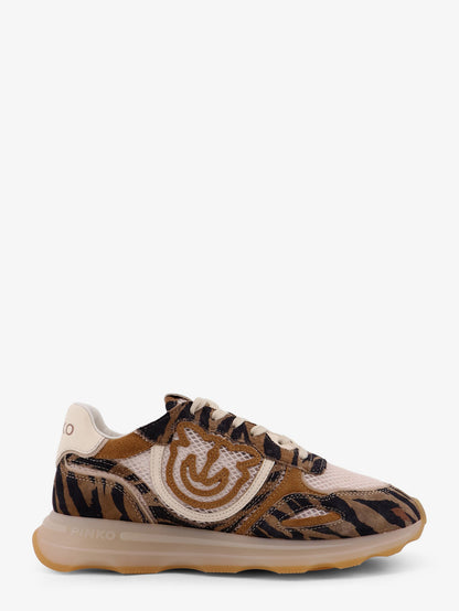 Zoe suede sneakers with mesh inserts thumbnail