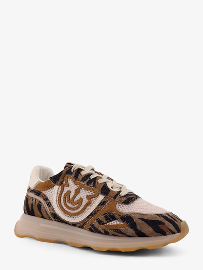 Zoe suede sneakers with mesh inserts thumbnail