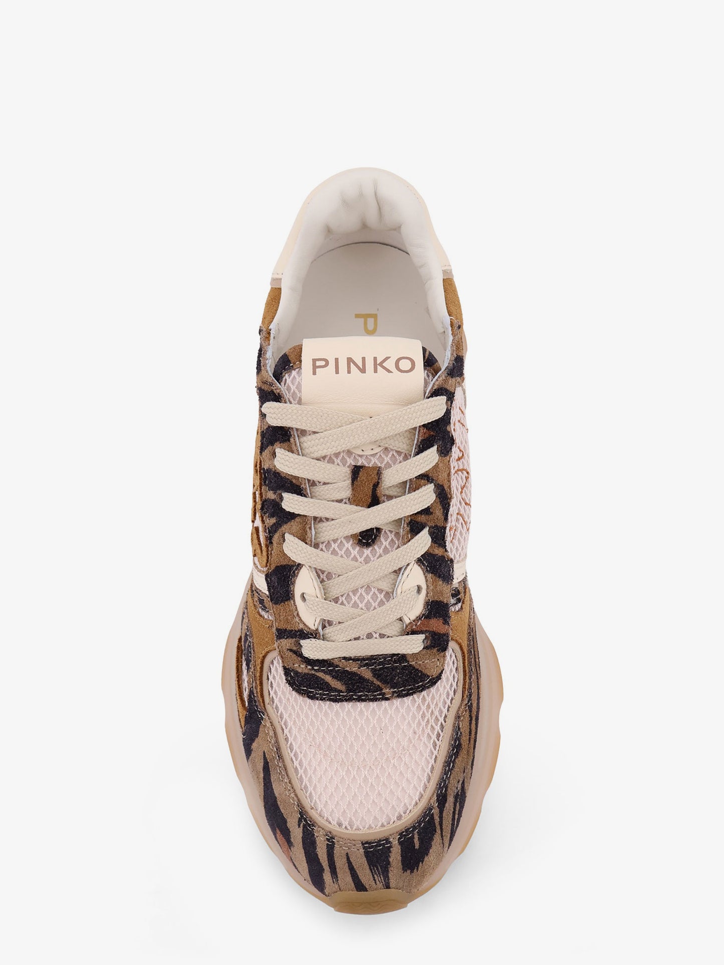 Zoe suede sneakers with mesh inserts