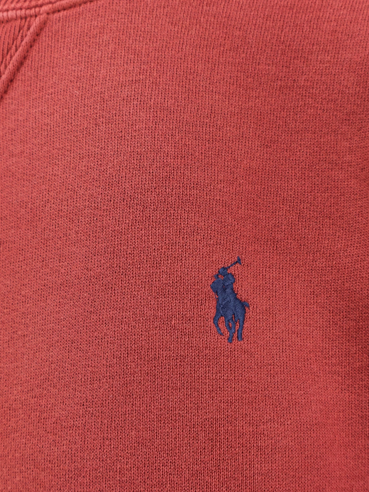 Cotton blend sweater with embroidered logo on the front