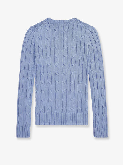 Cotton sweater with embroidered logo on the front thumbnail