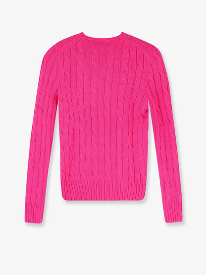 Maglia in cotone con logo frontale ricamato thumbnail