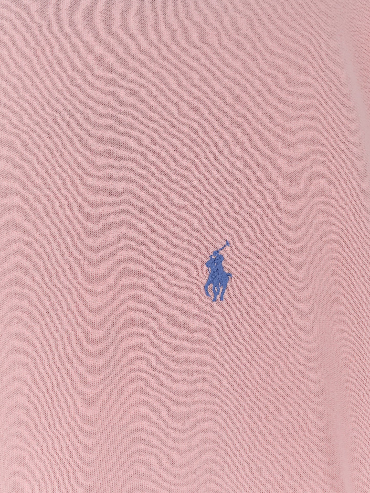 Felpa in misto cotone con logo ricamato frontale