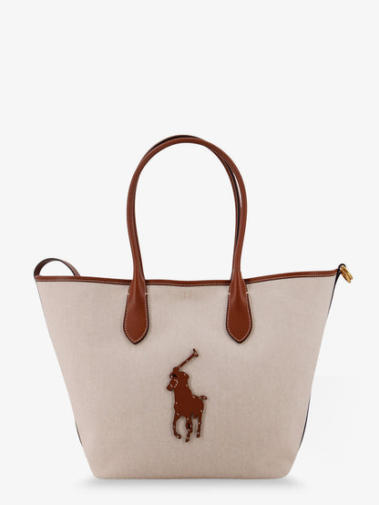 Canvas shoulder bag with front logo patch thumbnail