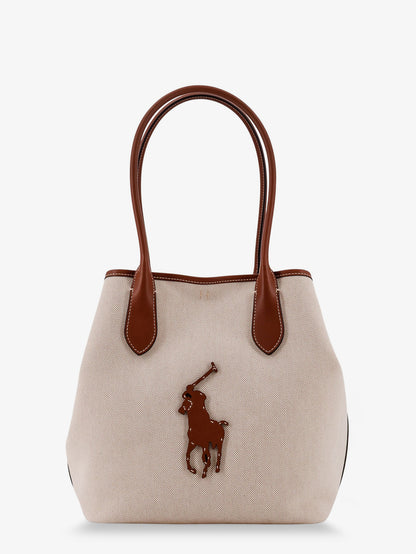 Canvas shoulder bag with front logo patch thumbnail