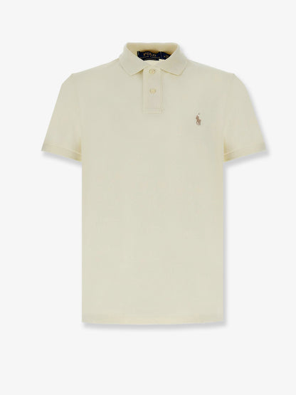 Cotton polo shirt with embroidered logo on the front thumbnail