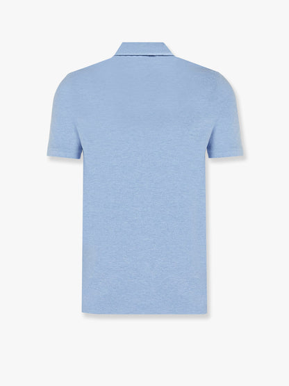 Cotton polo shirt with embroidered logo on the front thumbnail