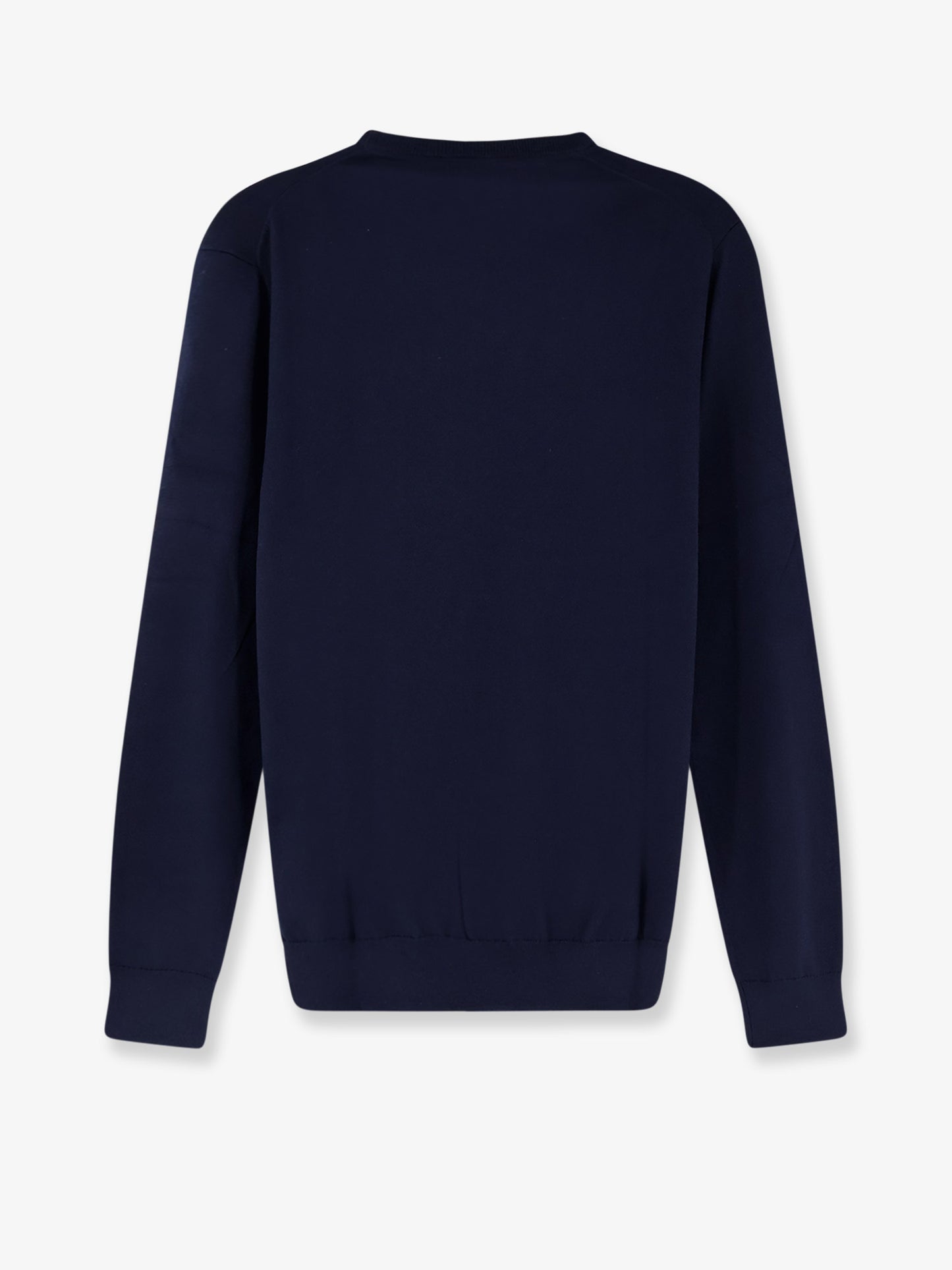 Cotton sweater with embroidered logo on the front