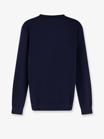 Cotton sweater with embroidered logo on the front thumbnail