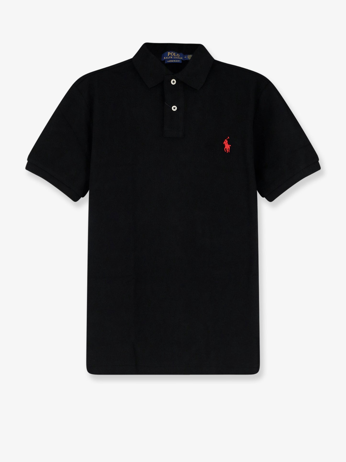 Cotton polo shirt with embroidered logo