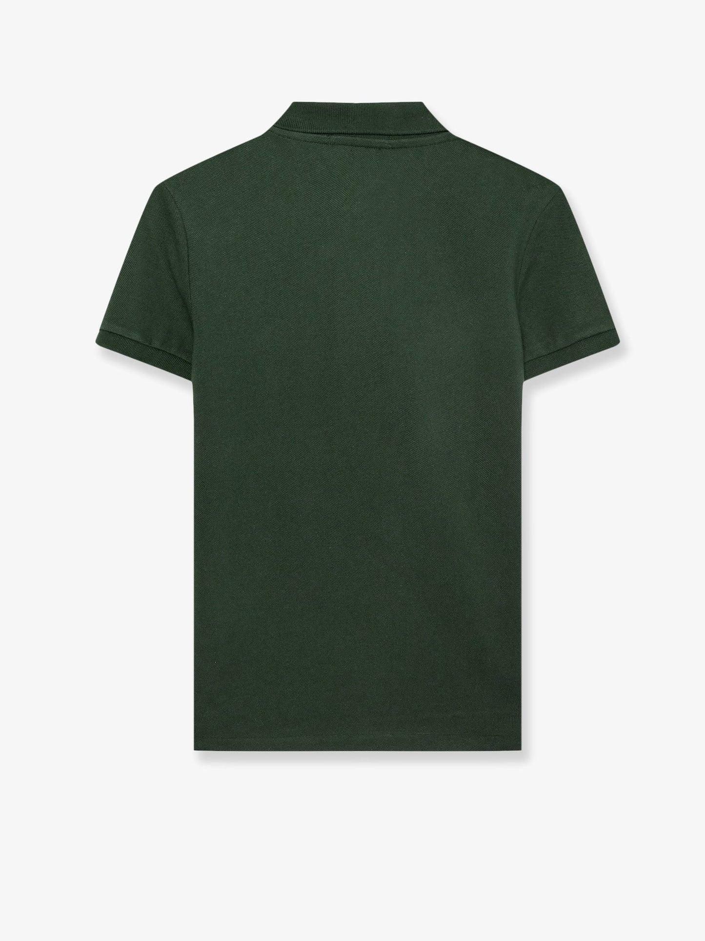 Polo in cotone con logo ricamato frontale
