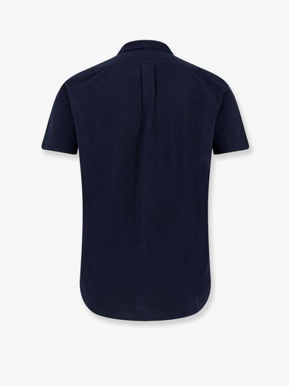 Cotton shirt with front embroidered logo thumbnail