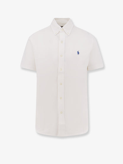 Cotton shirt with embroidered logo on the front thumbnail