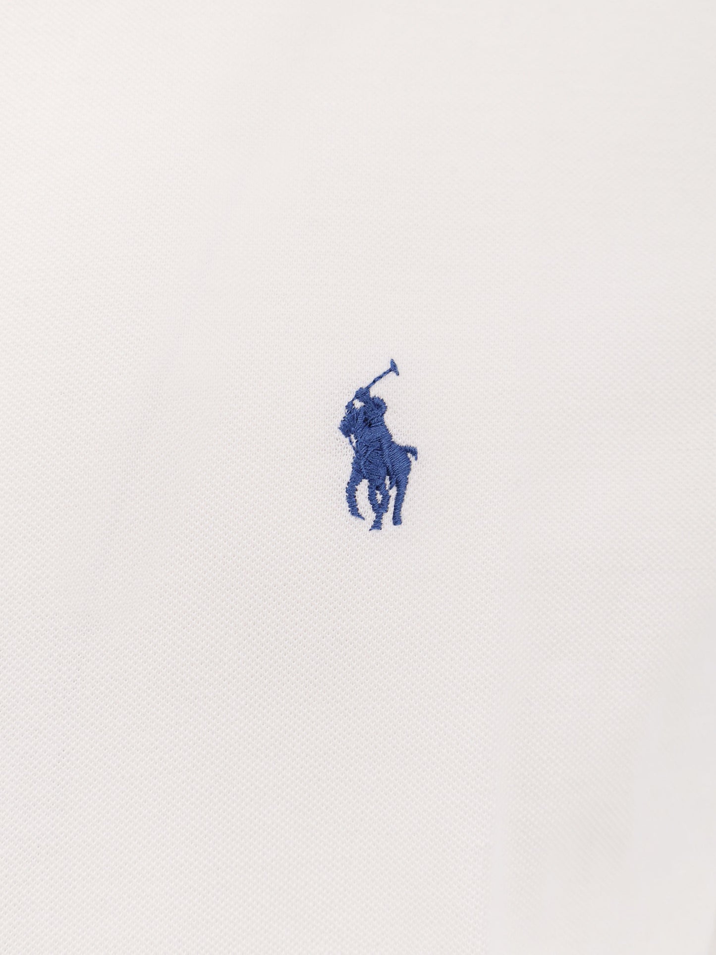 Cotton shirt with embroidered logo on the front