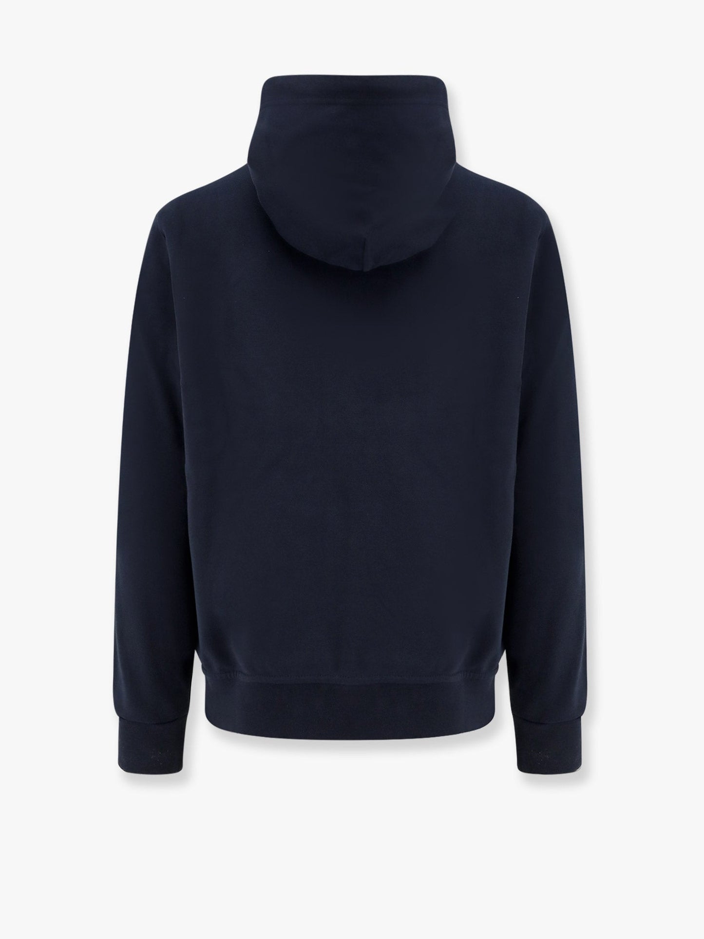 Cotton blend sweatshirt with embroidered logo on the front