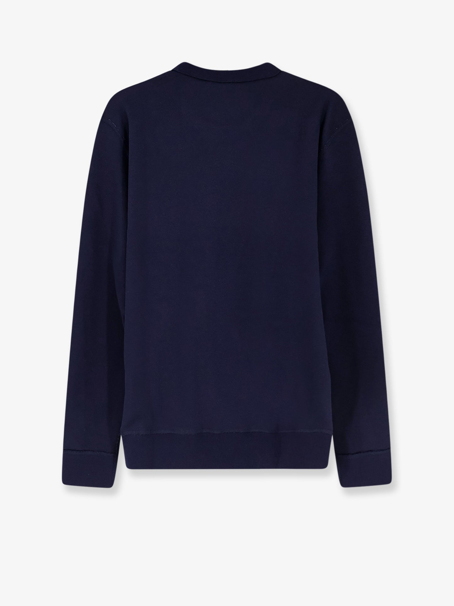 Cotton blend sweatshirt with front embroidered logo