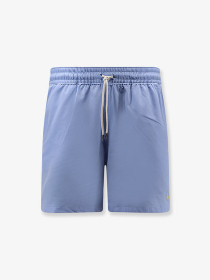 Nylon swim trunks with embroidered logo thumbnail