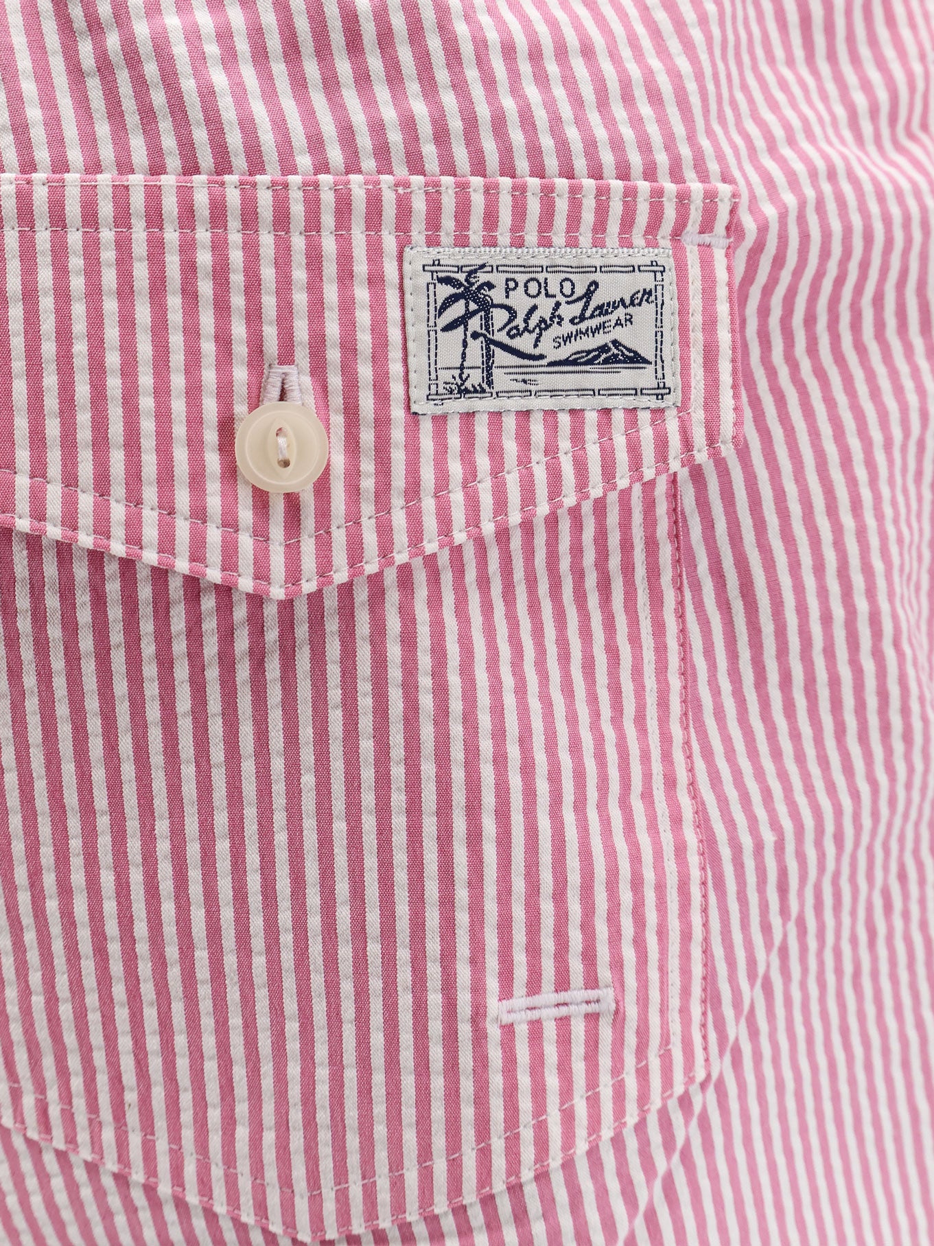 Cotton blend swim trunks