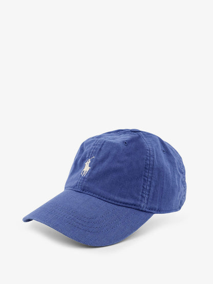 Linen hat with embroidered logo on the front thumbnail