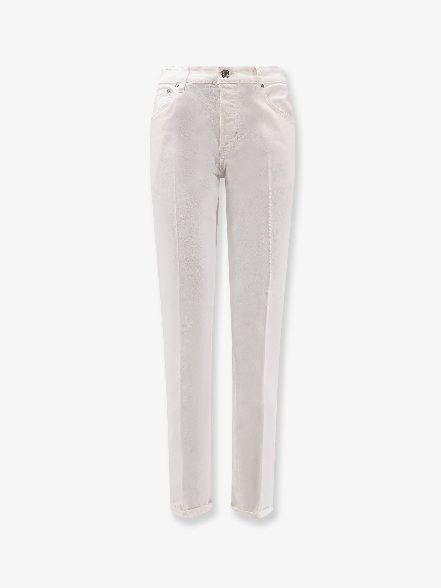 Reggae white denim trousers
