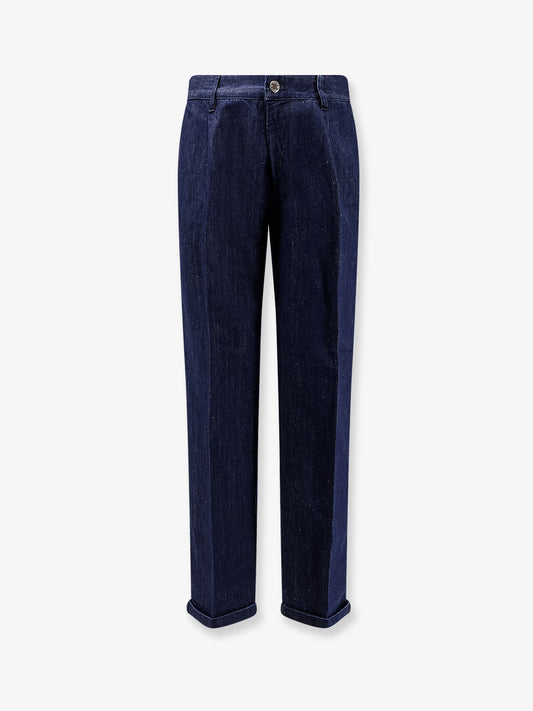 Lord jeans in cotton and linen blend