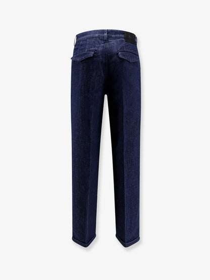 Lord jeans in cotton and linen blend thumbnail