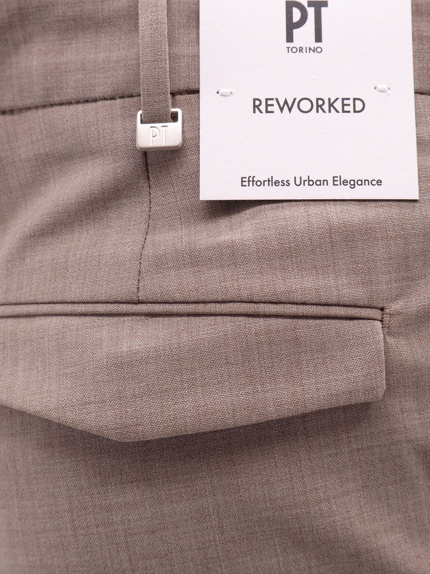 Pantaloni Reworked Michael in lana vergine stretch