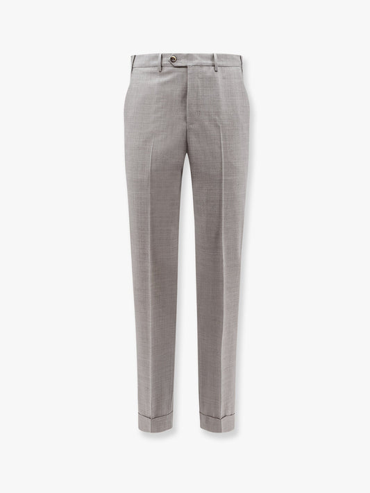 Pantaloni in lana vergine stretch