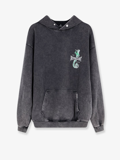 Cotton sweatshirt with print on the front thumbnail