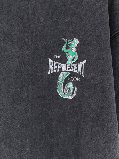 Cotton sweatshirt with print on the front thumbnail