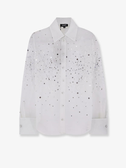 Eugenia shirt with all-over rhinestone details thumbnail