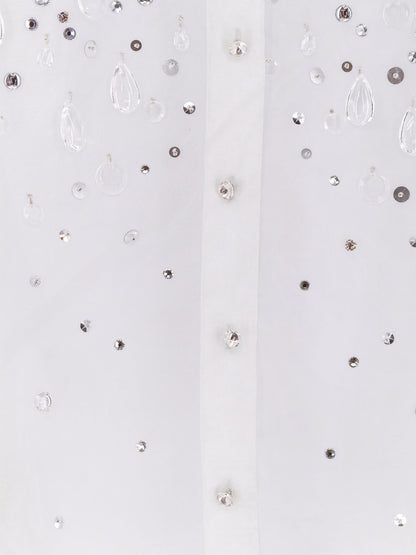Eugenia shirt with all-over rhinestone details thumbnail