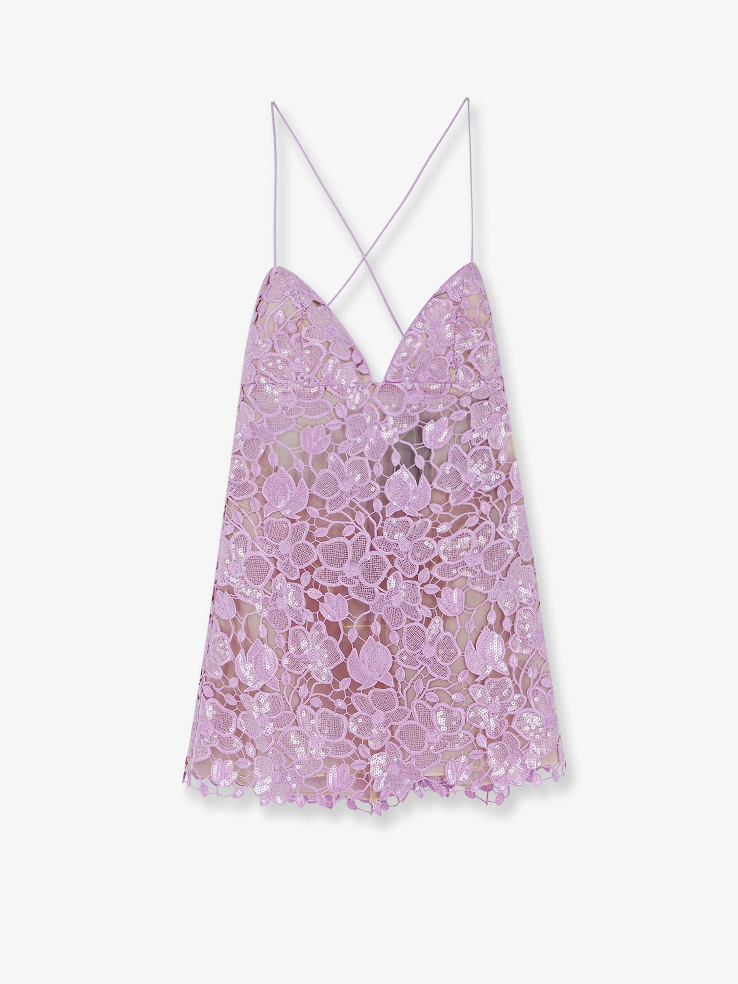 Vestito corto Kamala con dettaglio paillettes all-over