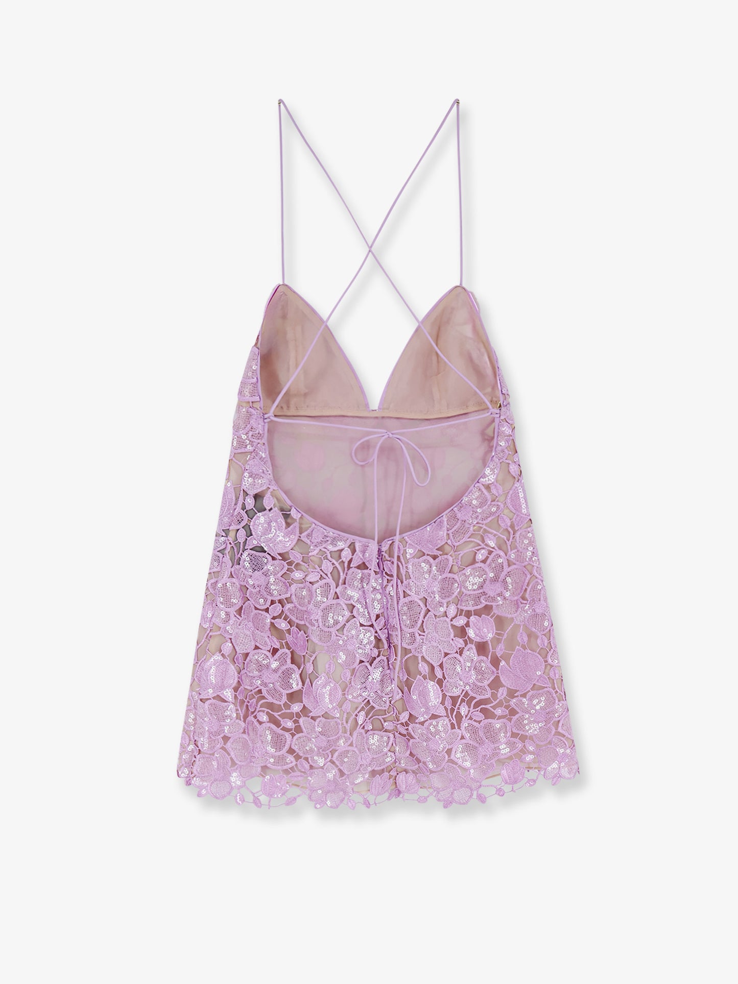 Vestito corto Kamala con dettaglio paillettes all-over