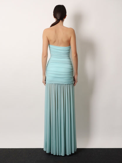 Stretch fabric Adele long dress thumbnail