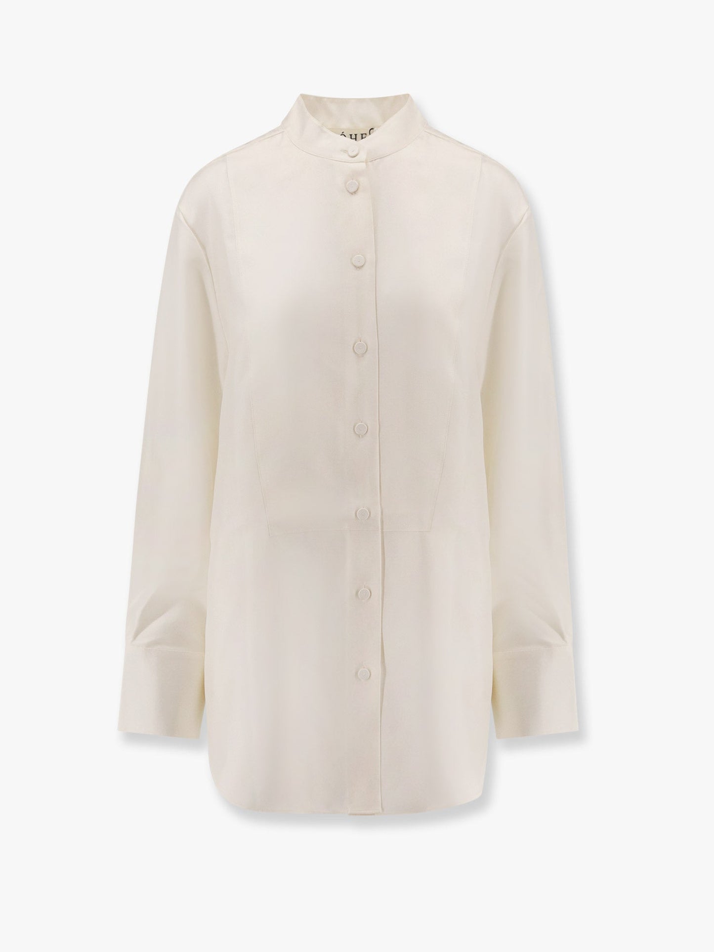 Tuxedo silk shirt