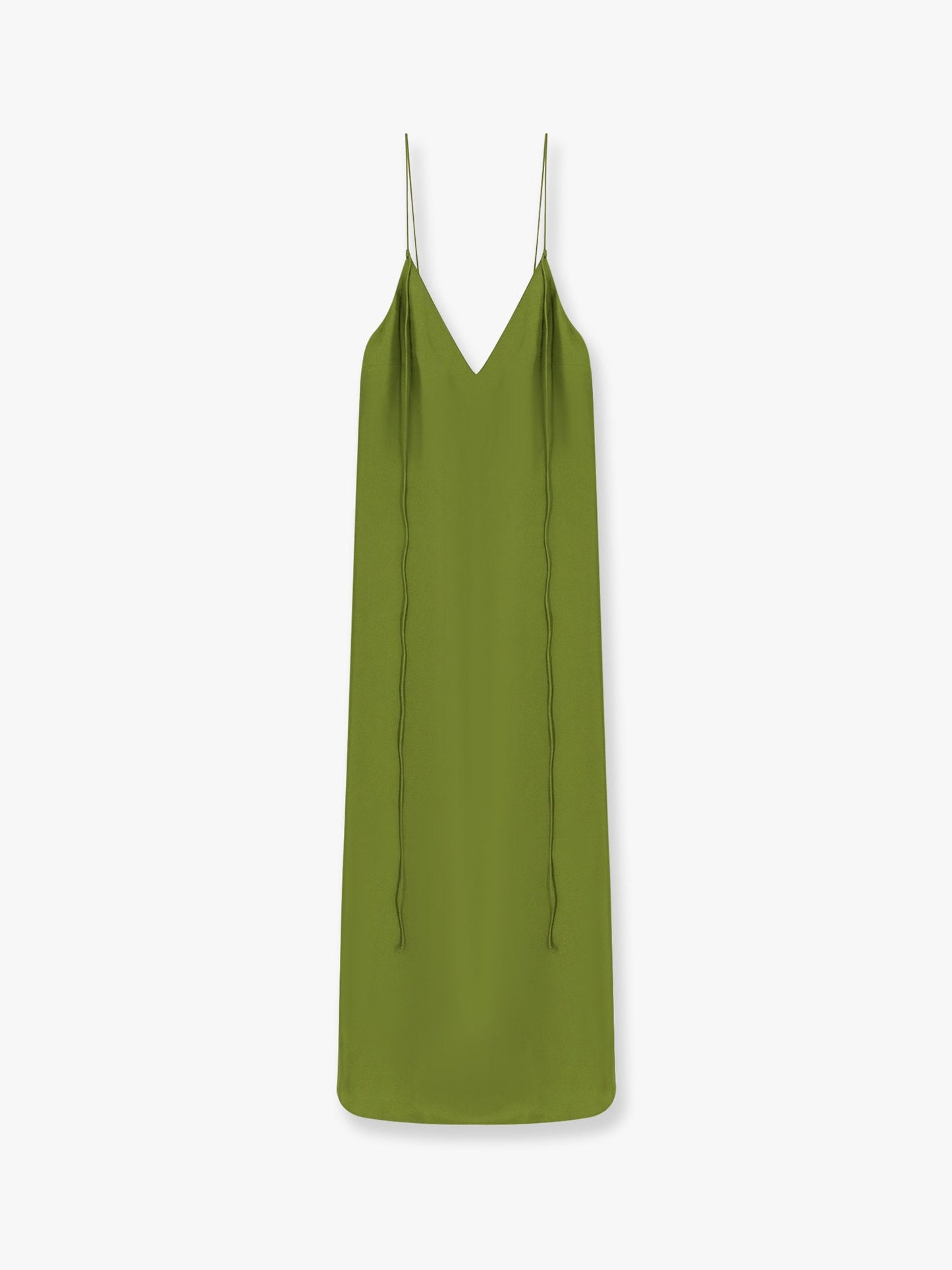 Silk dress with laces