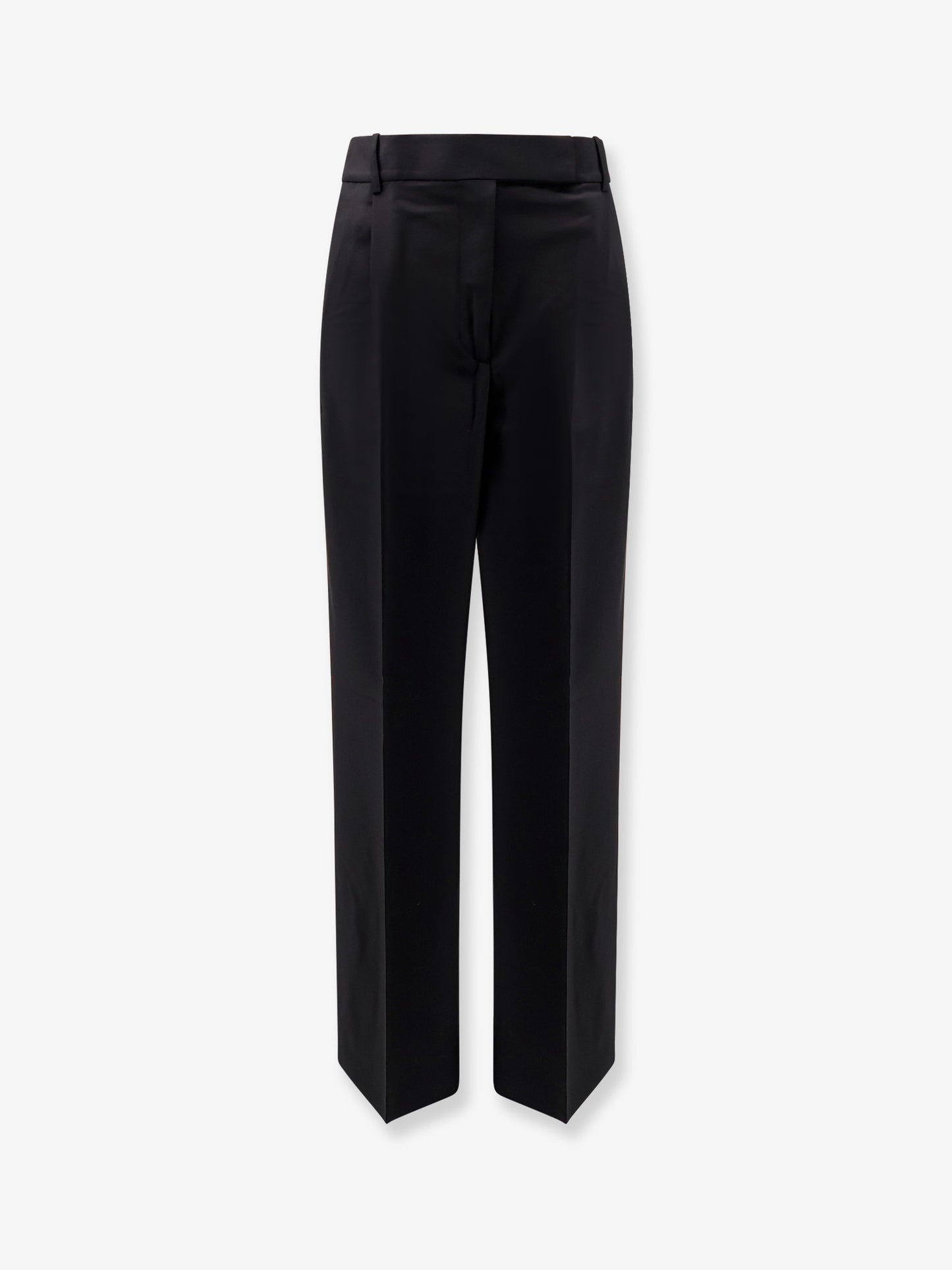 Pantaloni in misto lana a vita media